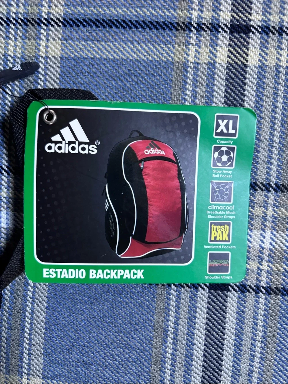 adidas estadio team backpack ll black